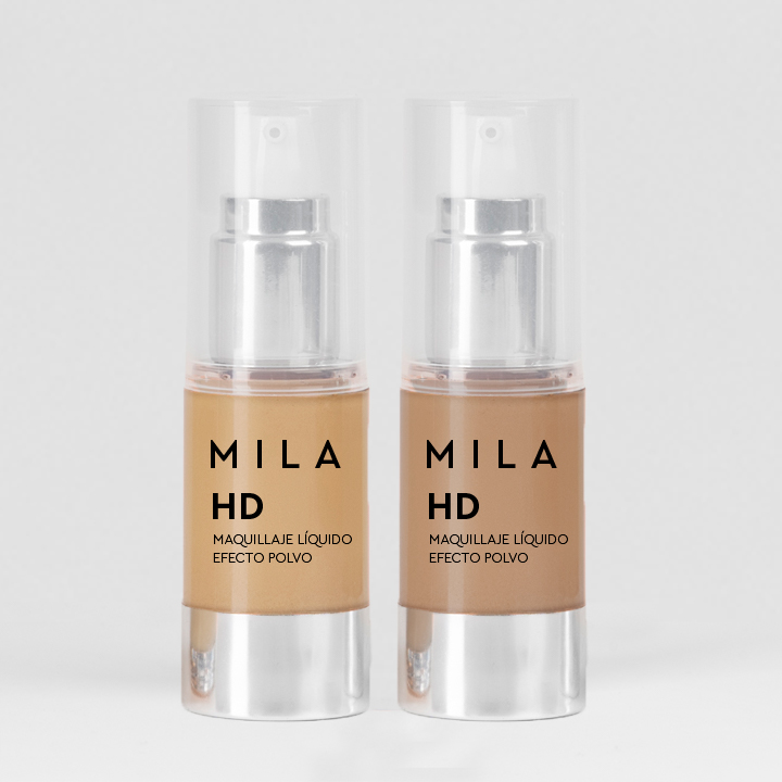  Maquillaje Líquido Efecto Polvo - HD 
